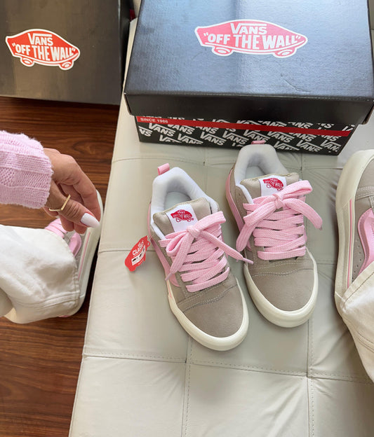 Tênis Vans Knu Rosa Primeira Linha – Chunky retrô com visual marcante e premium