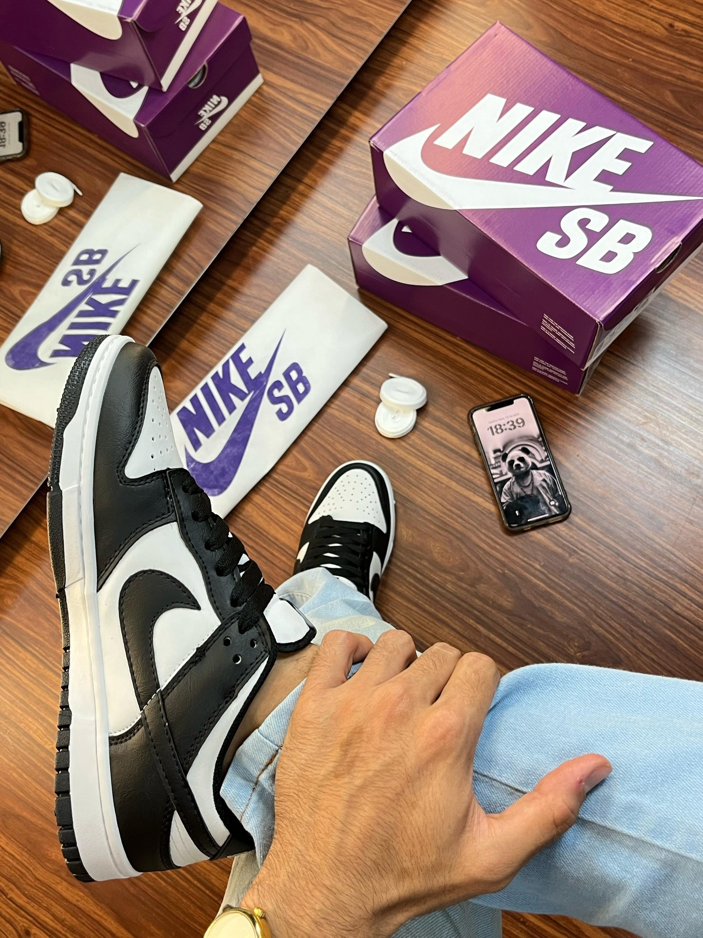Tênis Dunk Low Panda – Versatilidade total com DNA das ruas