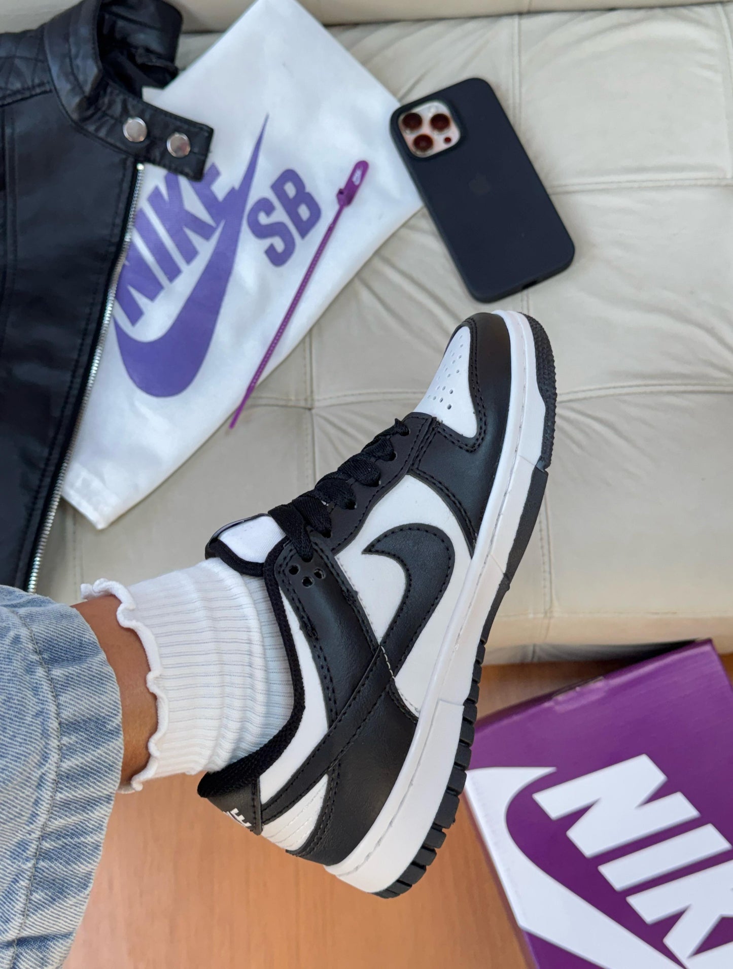 Tênis Dunk Low Panda – Versatilidade total com DNA das ruas