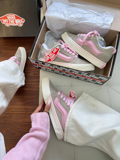 Tênis Vans Knu Rosa Primeira Linha – Chunky retrô com visual marcante e premium